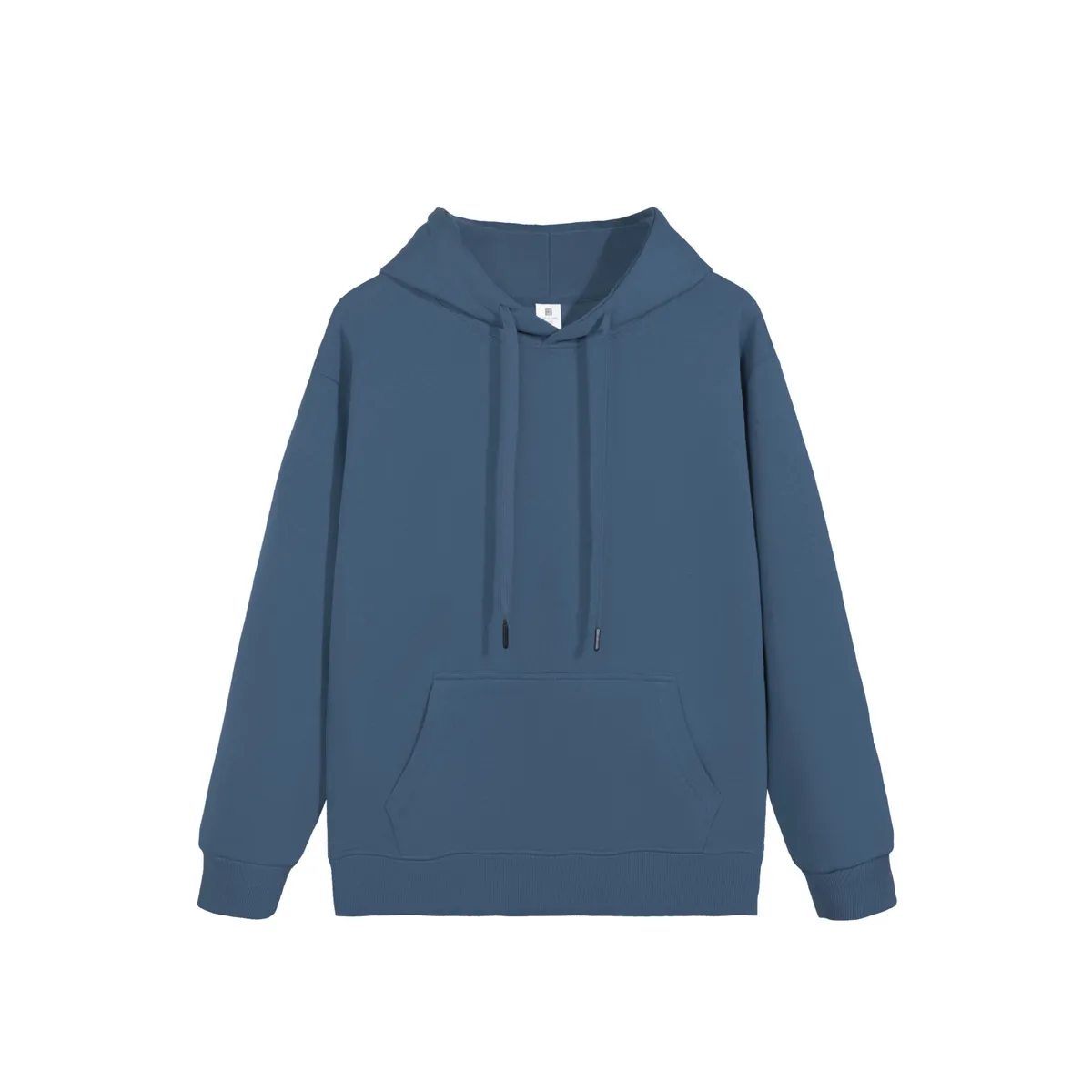 Fashion Casual Simple Solid Color Cotton Long-Sleeve Loose Hoodies