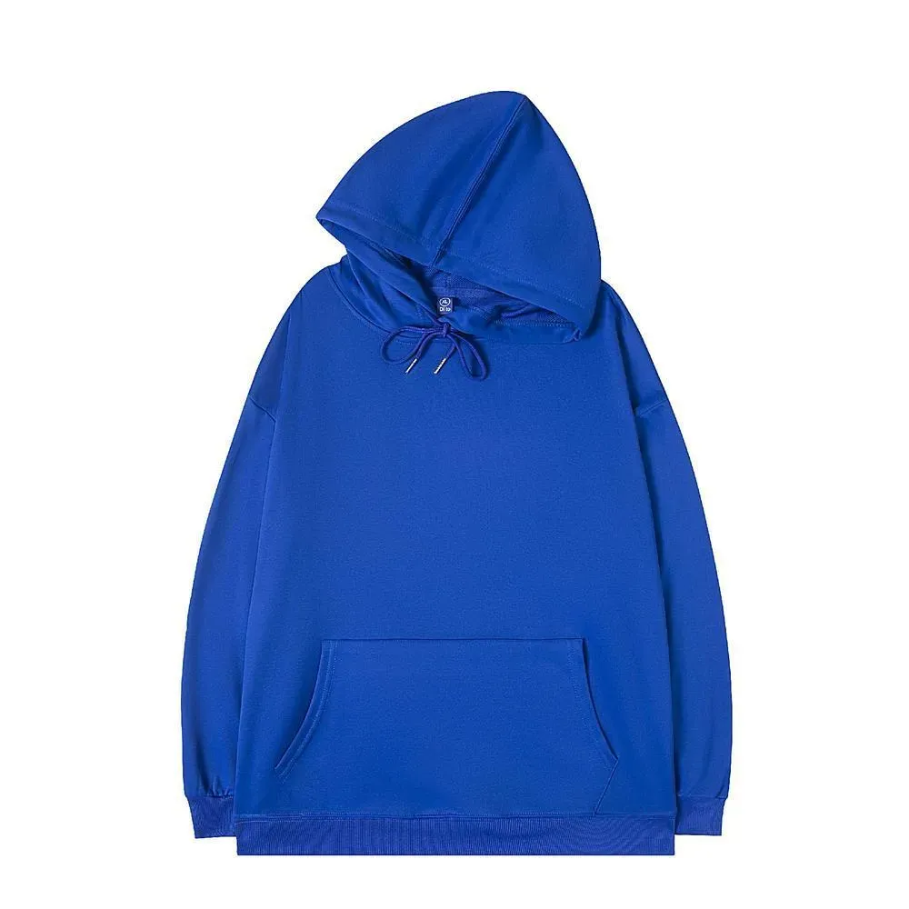 Simple Solid Color Loose Hoodie